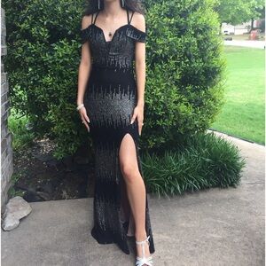 Black & Silver dress